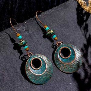 💧 BOHO Retro Turquoise Vintage Styled Earrings 💧